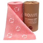 Bamboo Bio-Wipe Roll Red