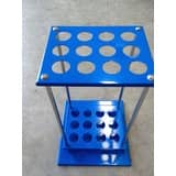 Mop Stand - 12 handles  Blue Metal 