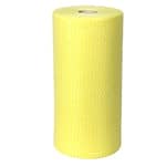 Extra Heavy Duty Wipes - 30cm x 45m. 90 sheets per roll [Colour: Yellow]