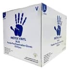 Blue Gloves Vinyl Large 1000 10 boxes x 100