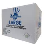 Blue Nitrile Gloves Powder Free - Large 1000 