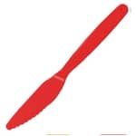 Polycarbonate Knife - Pack of 12 - Red