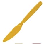 Polycarbonate Knife - Pack of 12 - Yellow