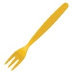 Polycarbonate Fork (Pack of 12) Yellow