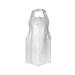 Aprons Disposable Plastic White 50s